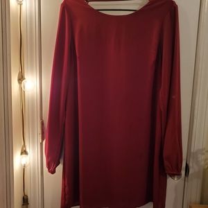 Burgundy Dress